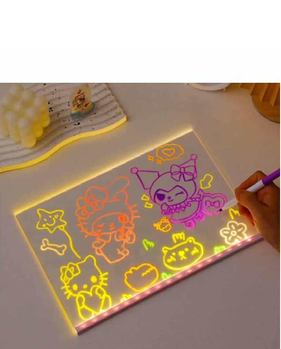 تابلو LED شفاف للكتابة والرسم
